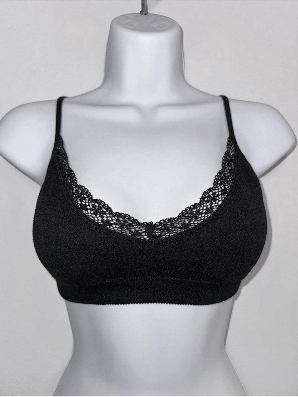 Aeropostale Seriously Soft Black Lace Bralette